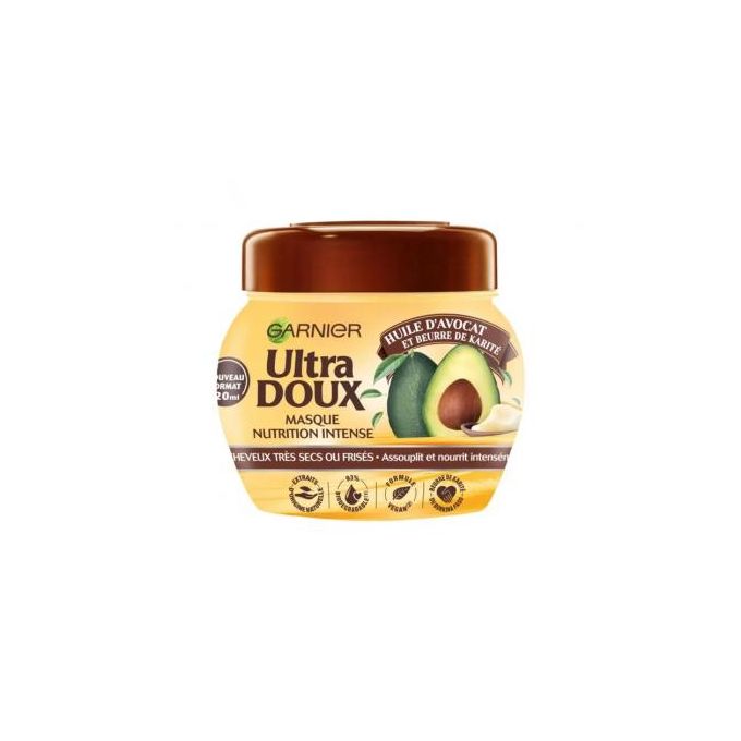 Ultra Doux – Masque à l’huile d’avocat et beurre de karité – 320 ml