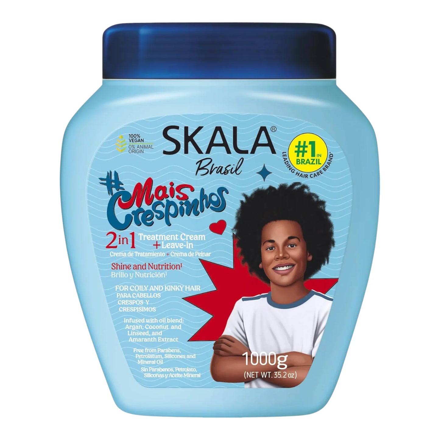 Skala Crème Coiffante 2-en-1 Plus de Boucles – Mais Crespinhos Enfants – 1 kg