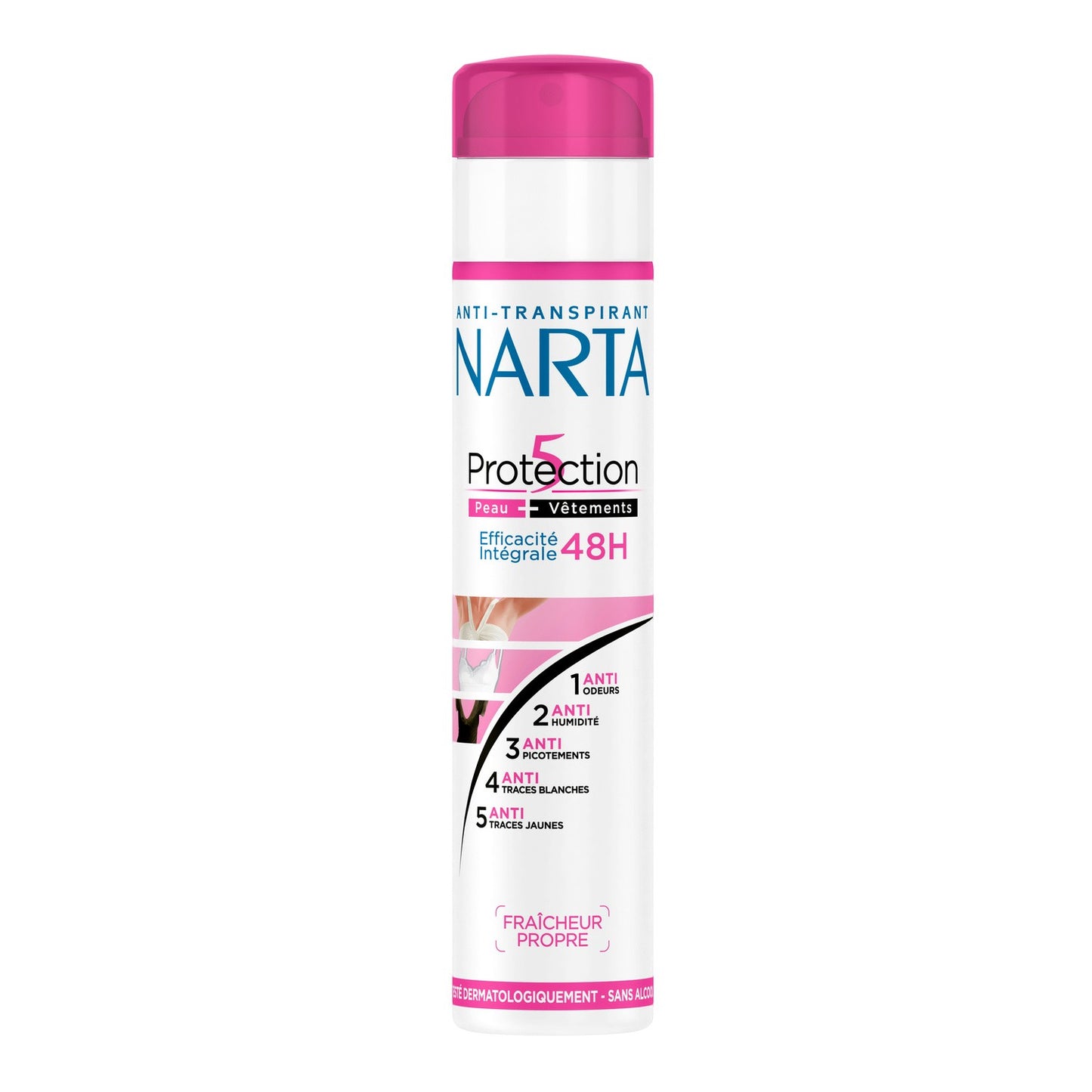 NARTA Déodorant Femme Atomiseur Anti-Transpirant Protection 5 – 200 ml