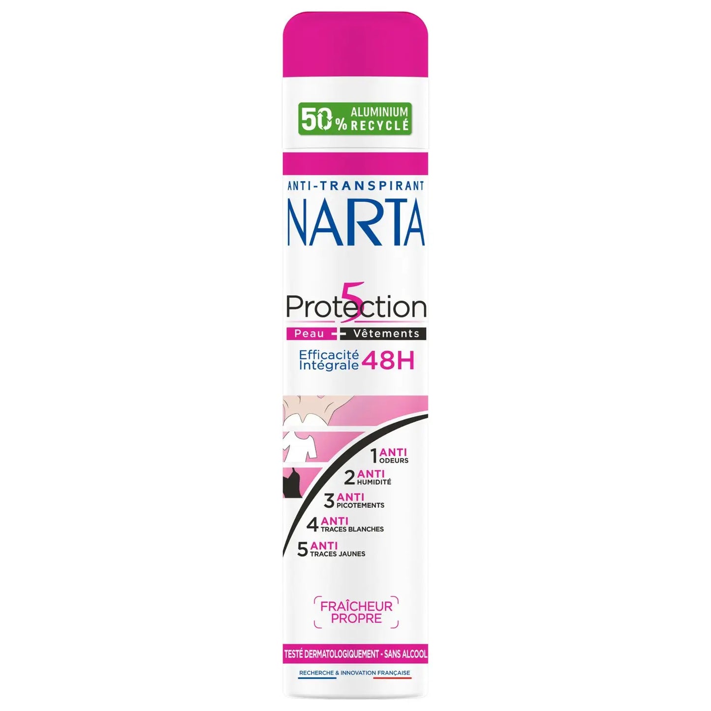 NARTA – Déodorant Spray Anti-transpirant Protection 5 – 48h