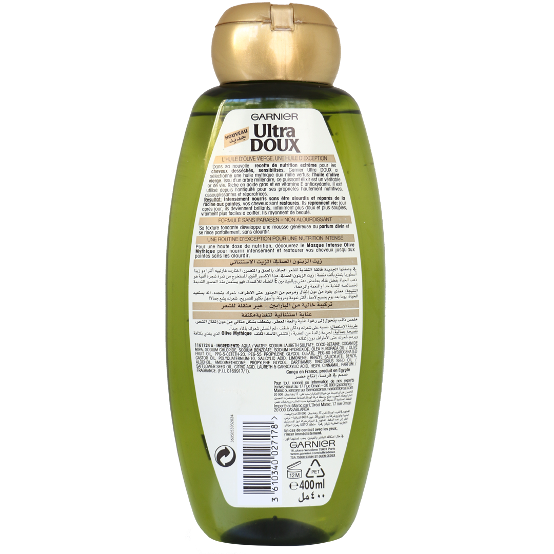 Ultra Doux – Shampooing Olive Mythique – 400 ml