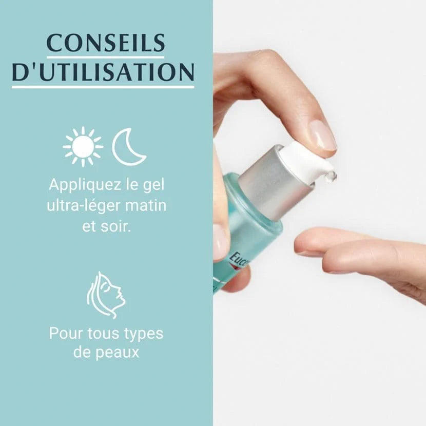 Eucerin Hyaluron-Filler Booster d’Hydratation Gel Ultra Léger – 30 ml
