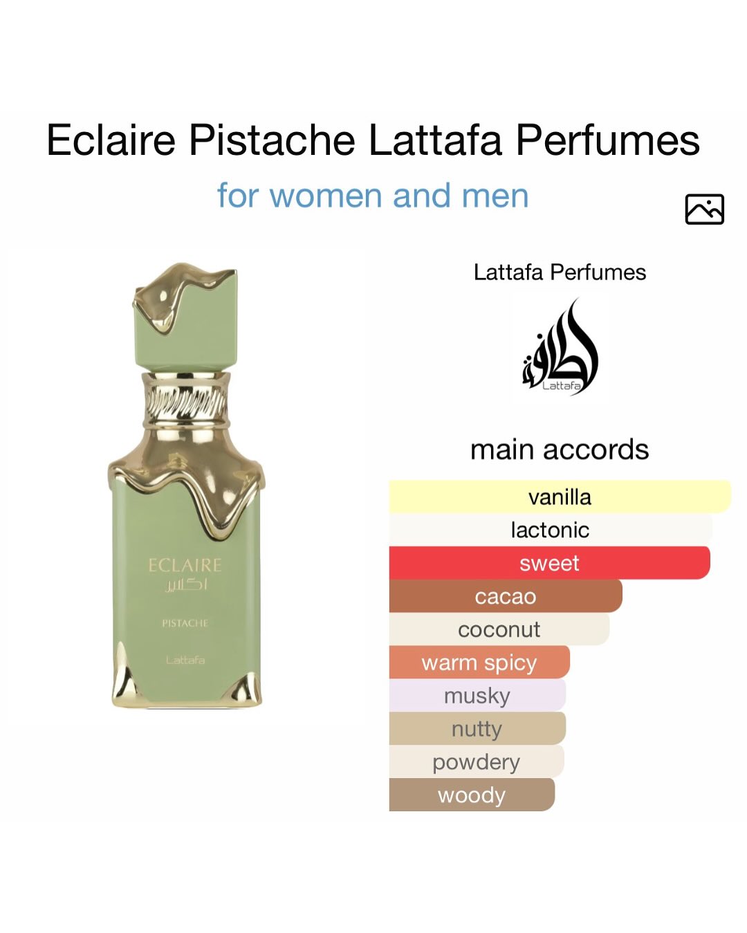 Eclaire Pistache Eau de Parfum – 100 ml – Lattafa