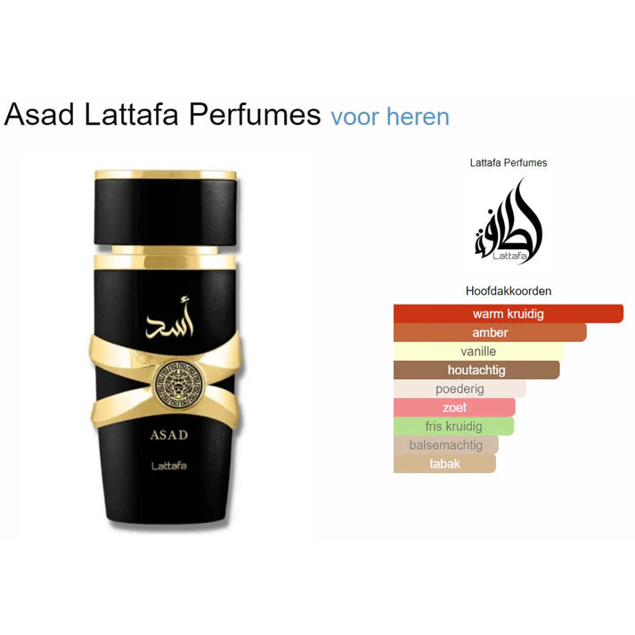 Lattafa Asad – Eau de Parfum – 100 ml