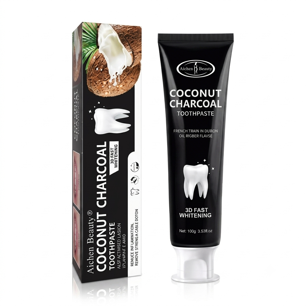 Aichun Beauty Dentifrice au Charbon de Noix de Coco