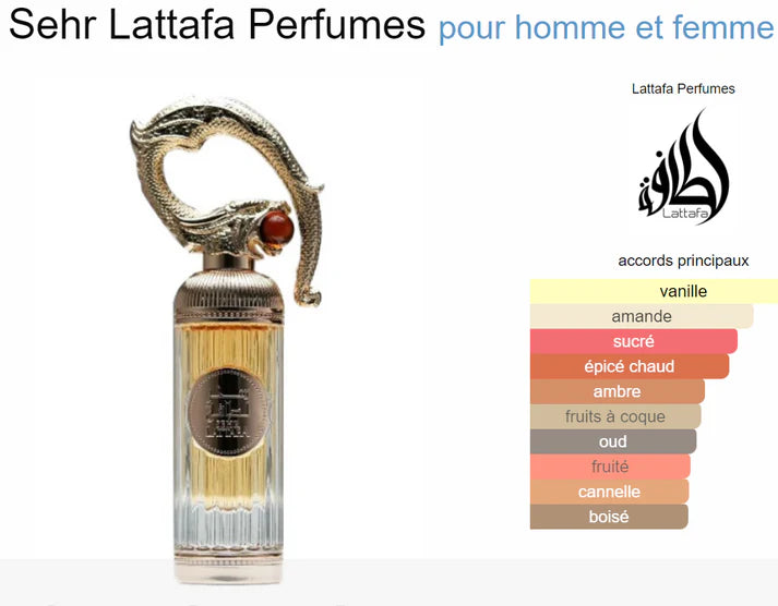 Lattafa Sehr – Eau de Parfum – 100 ml