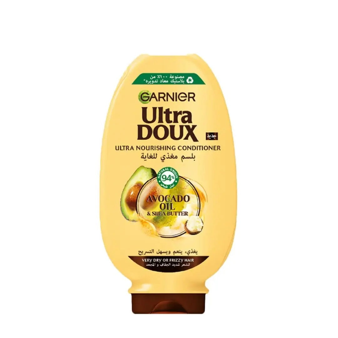 Ultra Doux – Après-shampooing à l’huile d’avocat et beurre de karité – 200 ml