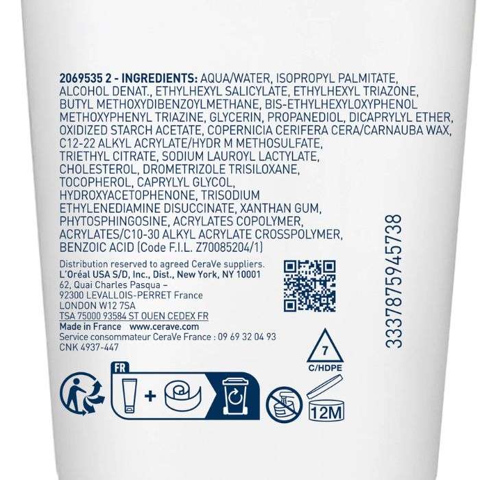 CeraVe Lait Solaire Invisible Hydratant SPF – 75 ml