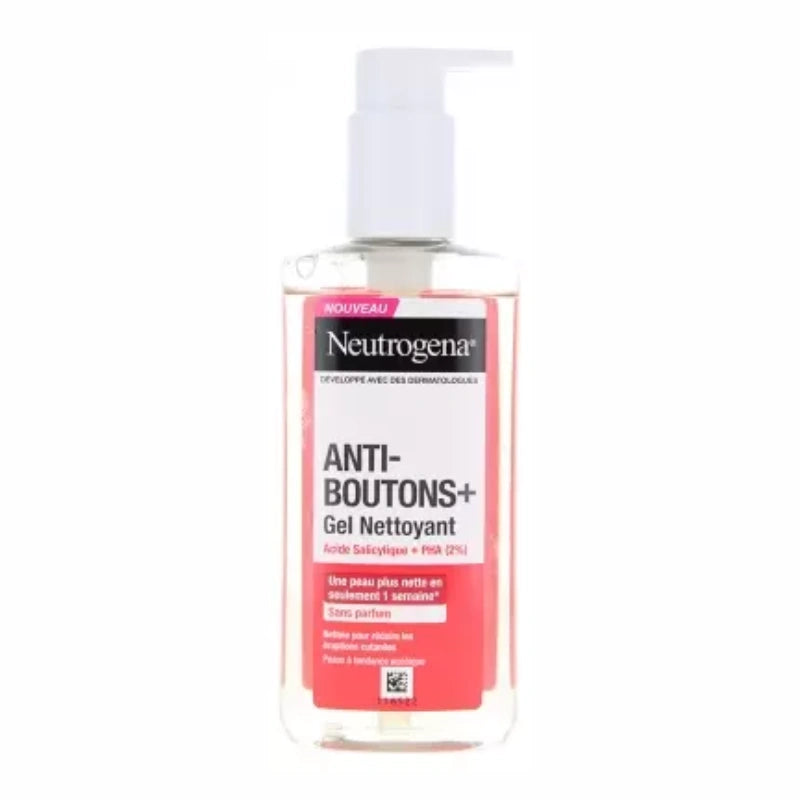 Neutrogena Anti-Boutons+ Gel Nettoyant PHA 2% – 200 ml