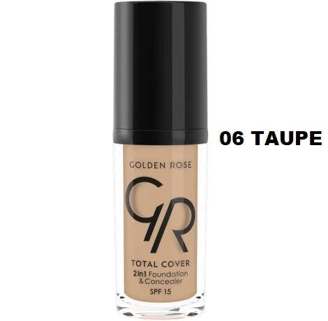 Golden Rose Total Cover 2in1 Foundation & Concealer SPF15