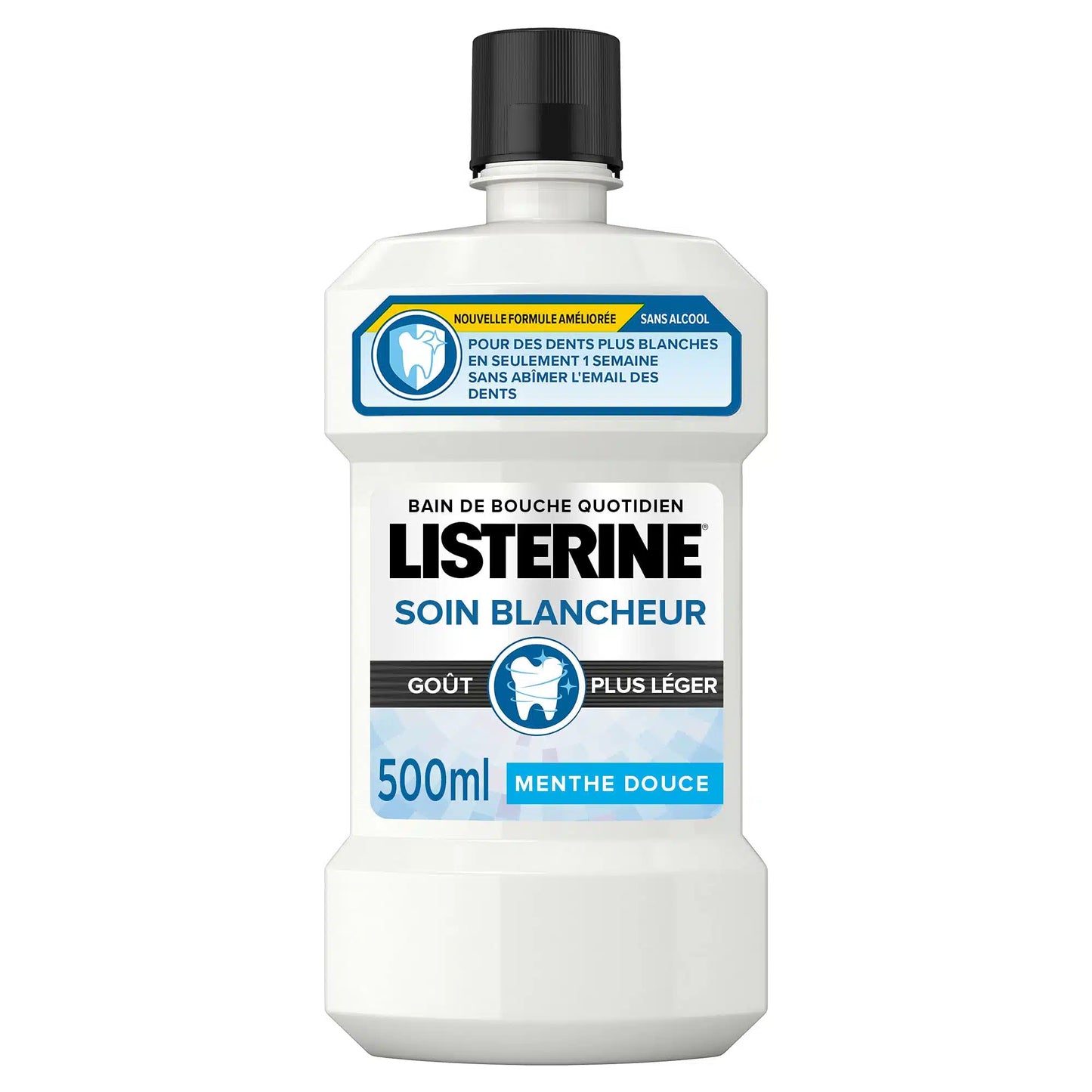 Listerine Bain de Bouche Soin Blancheur – 500 ml