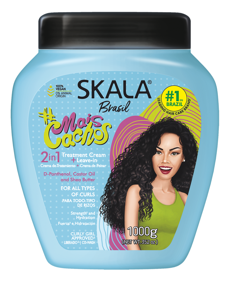 Skala Expert Más Cachos 2-en-1 – Crème de Traitement et Coiffage