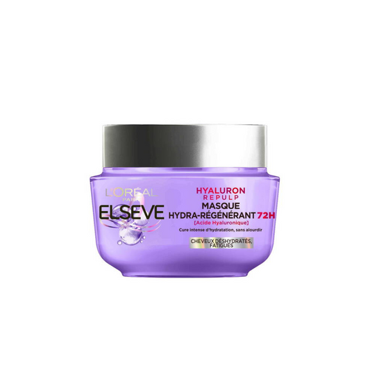 Masque cheveux Elseve Hyaluron Repulp Hydra-Régénérant 72H – 310 ml – L’Oréal Paris