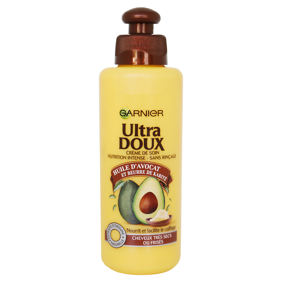 Ultra Doux – Soin sans rinçage à l’huile d’avocat et beurre de karité – 200 ml