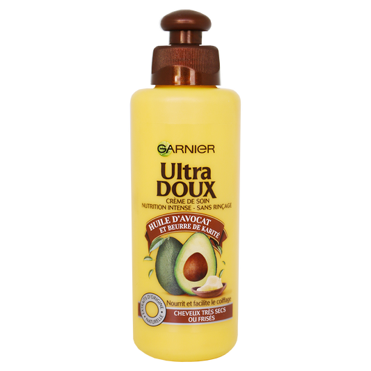 Ultra Doux – Soin sans rinçage à l’huile d’avocat et beurre de karité – 200 ml