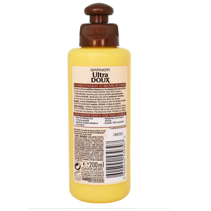 Ultra Doux – Soin sans rinçage à l’huile d’avocat et beurre de karité – 200 ml