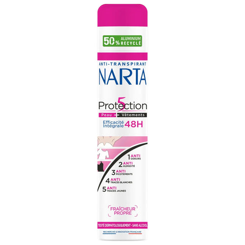 NARTA – Déodorant Spray Anti-transpirant Protection 5 – 48h