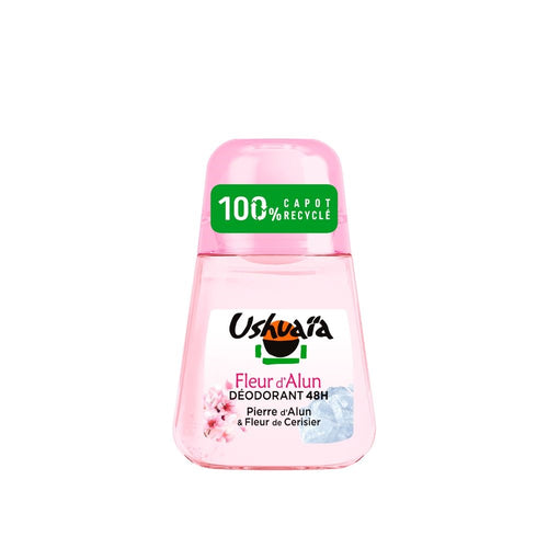 Ushuaïa Déodorant Femme Bille Fleur d’Alun Parfum Fleur de Cerisier – 50 ml