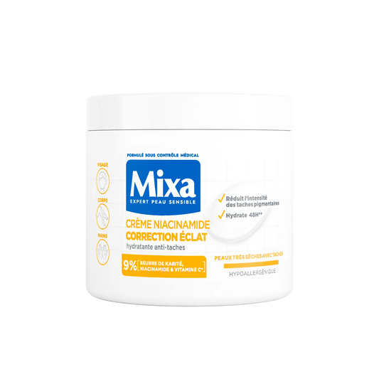 Mixa Niacinamide La Crème Correction Éclat Visage, Corps & Mains 400 ml