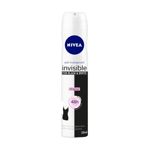 NIVEA Déodorant Femme Black & White Clear – Spray 200 ml