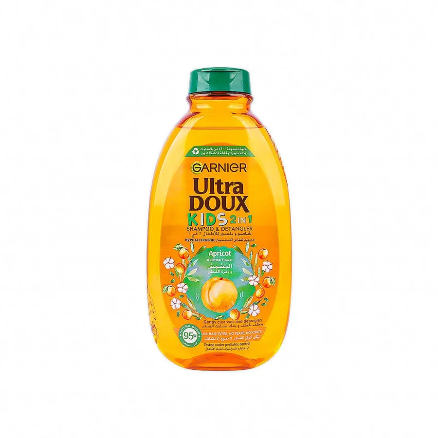 Garnier Ultra Doux Kids 2 en 1 Shampooing Abricot