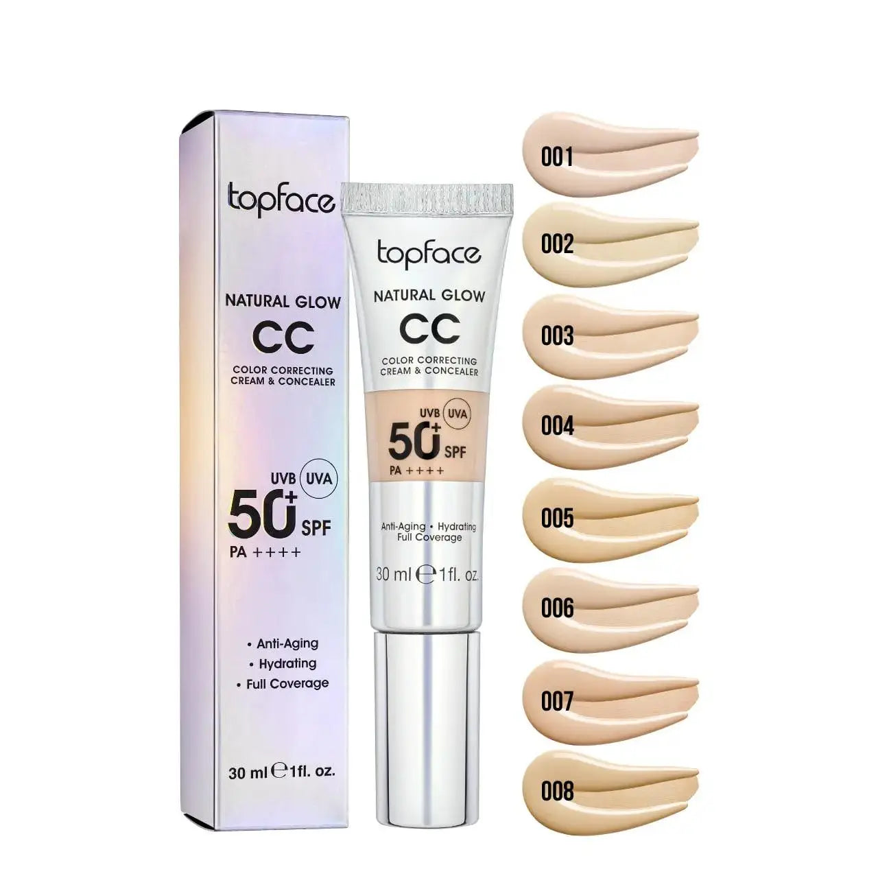 Topface Natural Glow CC Correcting Cream & Concealer