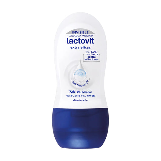 Lactovit Extra Eficaz Invisible Déodorant Roll-on 72H