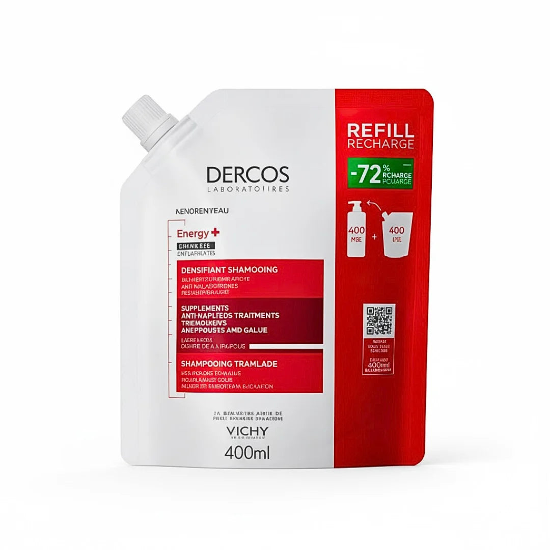 Vichy Dercos Shampoing Énergisant+ Recharge 400 ml