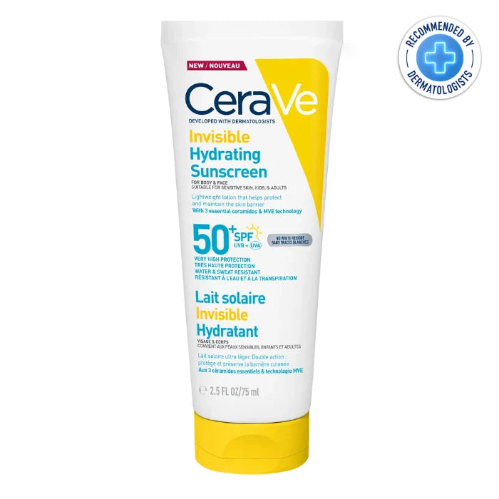 CeraVe Lait Solaire Invisible Hydratant SPF – 75 ml