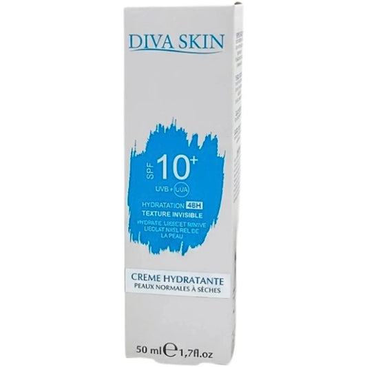 Diva Skin Crème Hydratante Peaux Sèches SPF10+ - 50ml