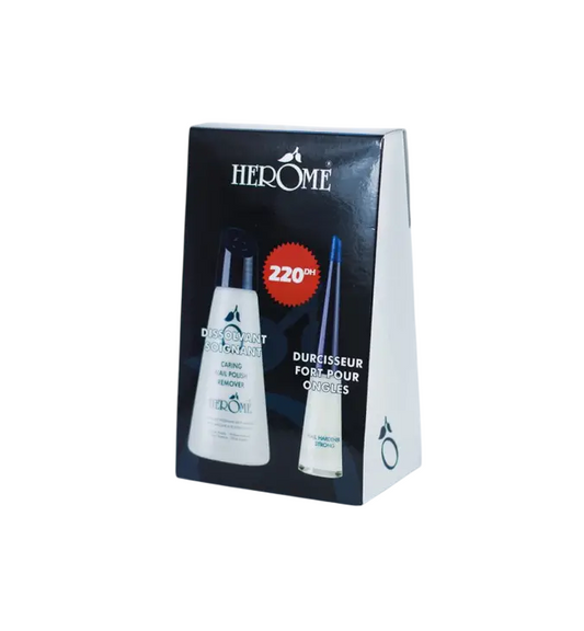 Herome pack durcisseur fort + dissolvant fort