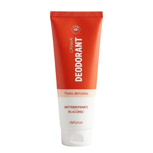 Deliplus Déodorant Crème Peau Délicate Anti-Transpirant 0 % Alcool 50 ml