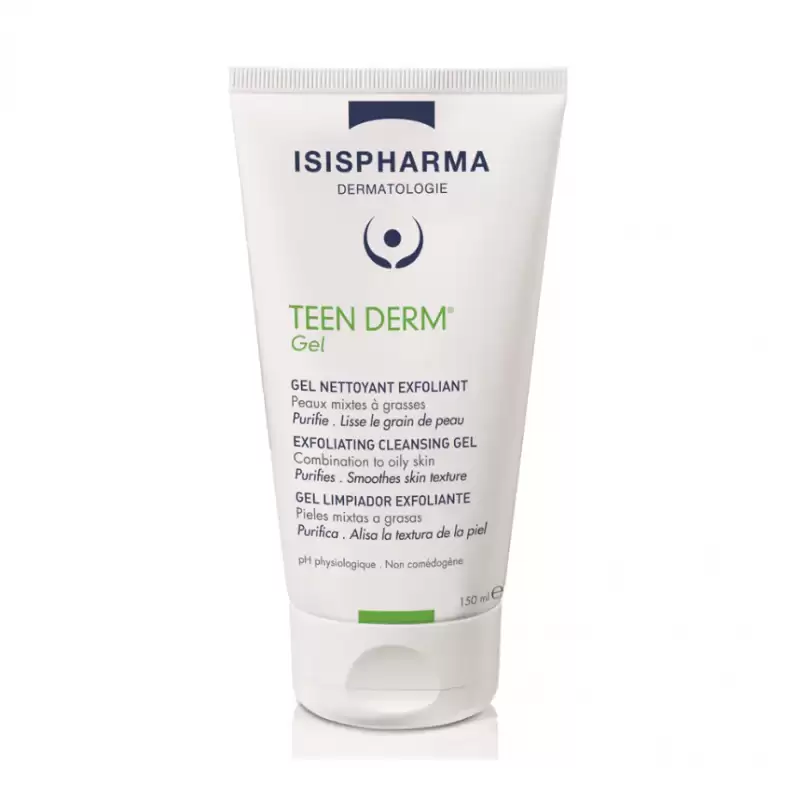 ISISPHARMA Teen Derm Gel Nettoyant Exfoliant 150 ml