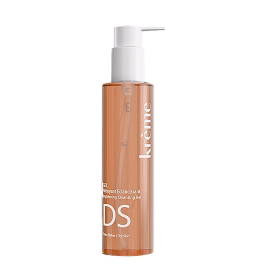 Krème Gel Nettoyant Éclaircissant Peaux Sèches – 200 ml