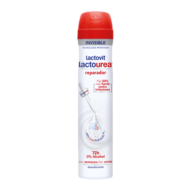 Lactovit Lactourea Déodorant Spray Réparateur Invisible 72H – 200 ml