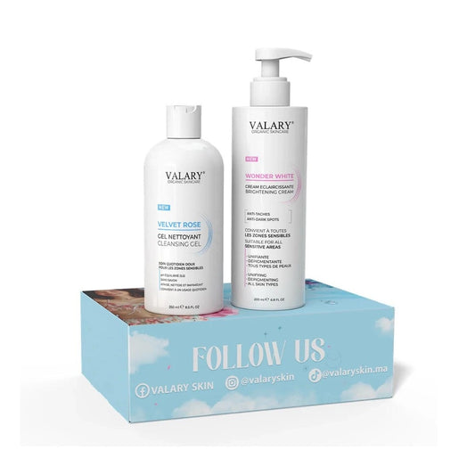 Valary Pack Éclaircissant – Crème Éclaircissante 200 ml + Gel Nettoyant 250 ml
